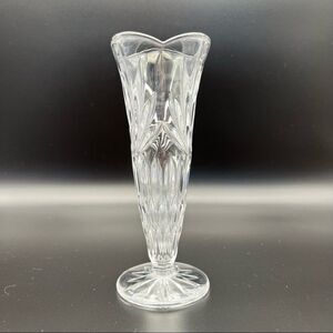 Vintage Bohemia Bud Vase 24% Lead Crystal 7" Czech Republic